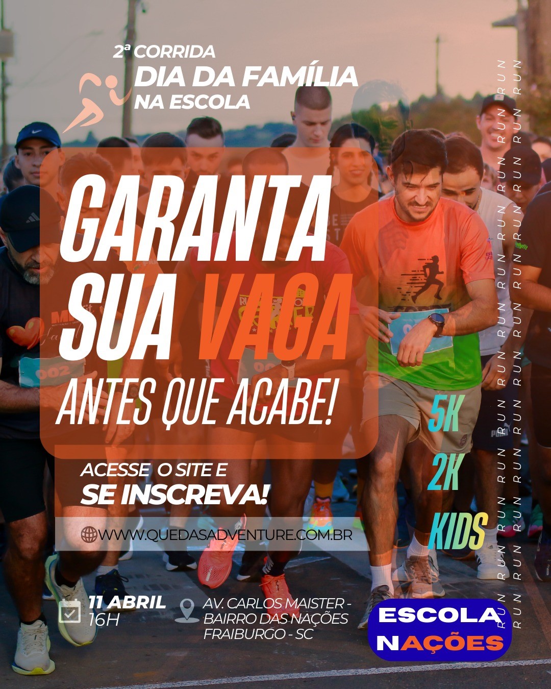 2ª CORRIDA DIA DA FAMÍLIA NA ESCOLA