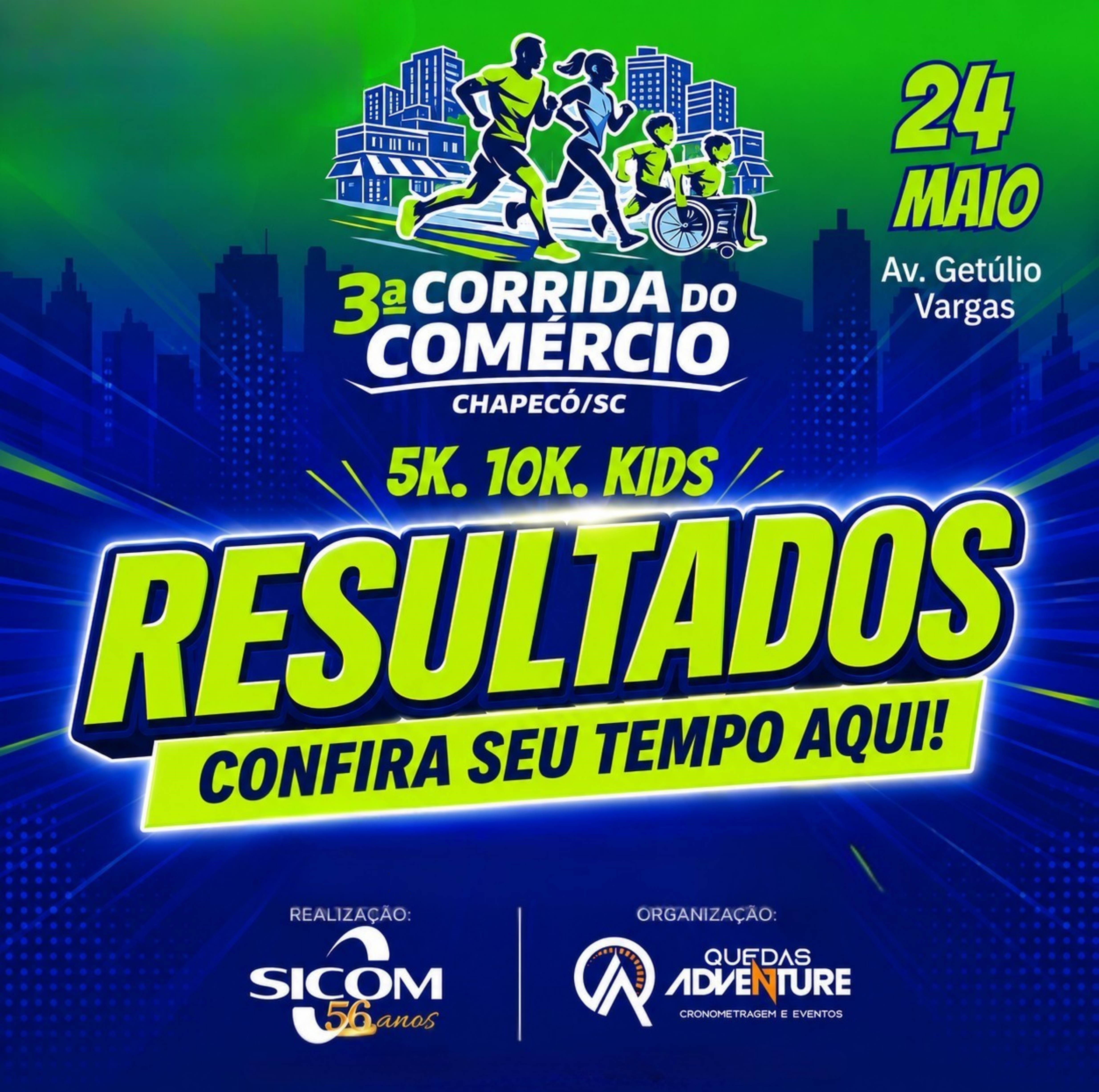 3ª CORRIDA DO COMÉRCIO - SICOM CHAPECÓ/SC
