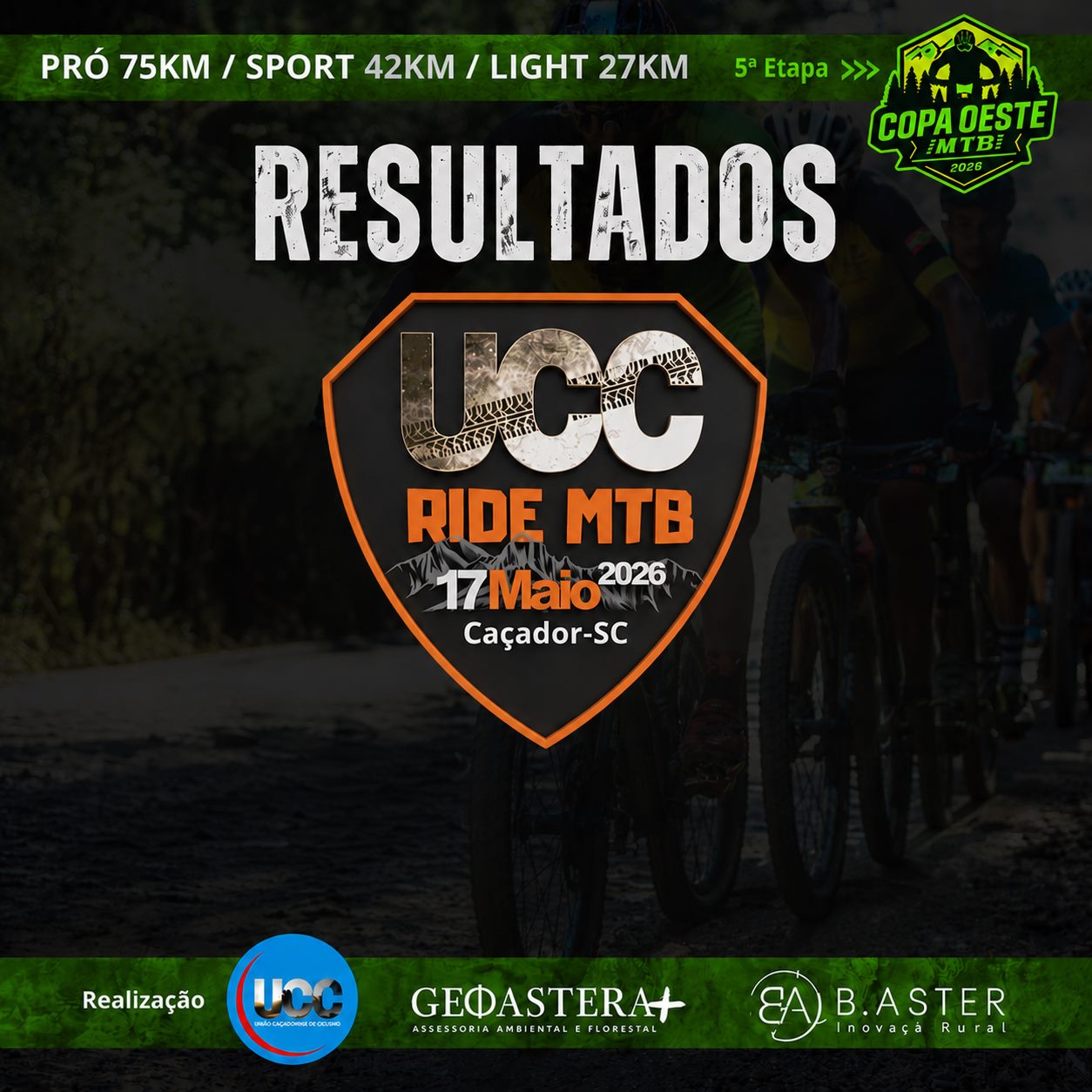 UCC RIDE MTB - 5ª ETAPA - COPA OESTE MTB 2026