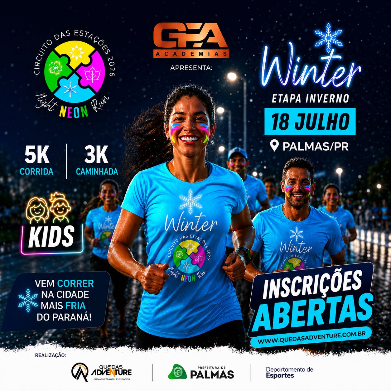 WINTER NEON NIGHT RUN - Circuito das Estações 2026