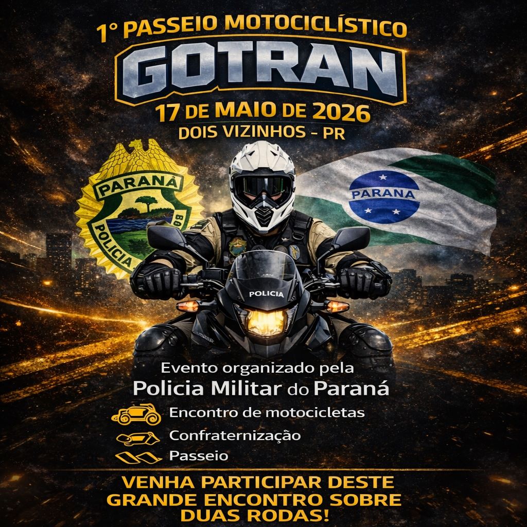 1º PASSEIO MOTOCICLÍSTICO GOTRAN PMPR